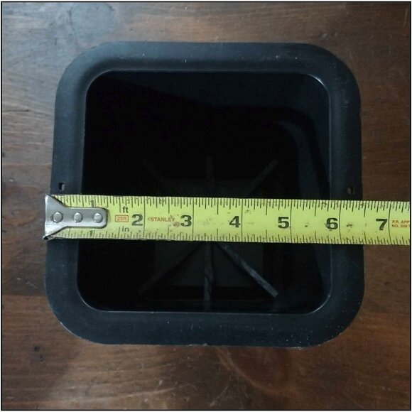 4 pack 6" Heavy Duty 1400 lbs. Bed Risers -Black Woodgrain Recycled Plastic - Picture 5 of 10